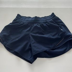 Lululemon navy blue hottie hot shorts!